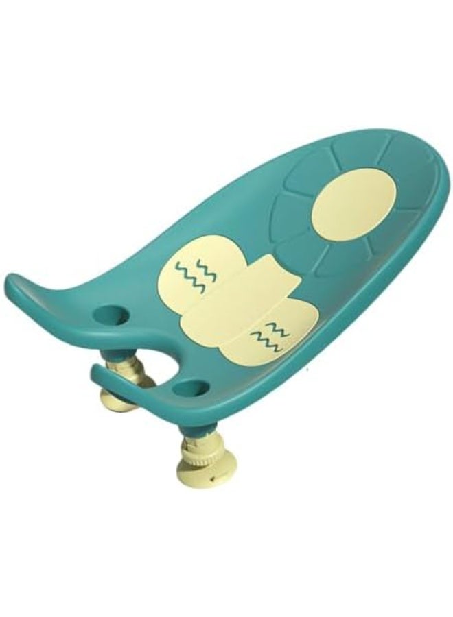 ترتيس مقعد استحمام للأطفال من Turtees® مزود بكؤوس شفط قوية | دعامة استحمام غير قابلة للانزلاق للرضع | مقعد استحمام للأطفال من مطاط TPE ناعم | كرسي استحمام قابل للتعليق على الحائط للأطفال الصغار (النمط 4) - Image 1